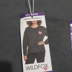 Wildfox Graphic Crewneck Sweatshirt